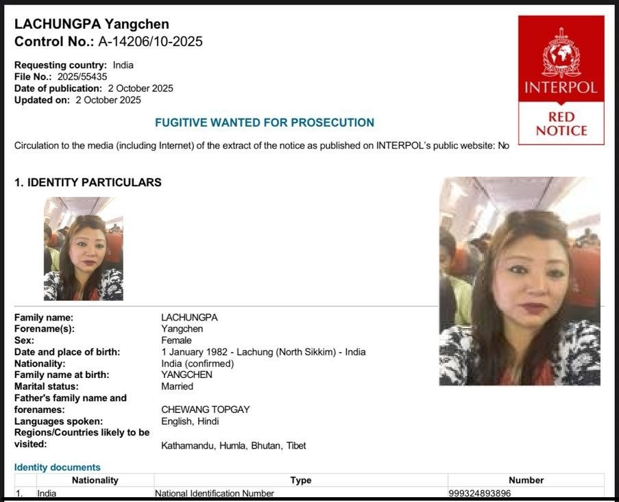 Major Breakthrough as INTERPOL-Wanted Wildlife Trafficker is Apprehended in Sikkim