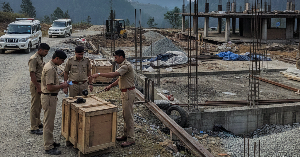 Massive Construction Material Theft in Gangtok; Loss Estimated at Over ₹68 Lakh
