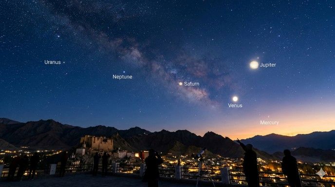 Skies Over India Set Ablaze: Six-Planet Parade to Dazzle the Nation on February 28, 2026