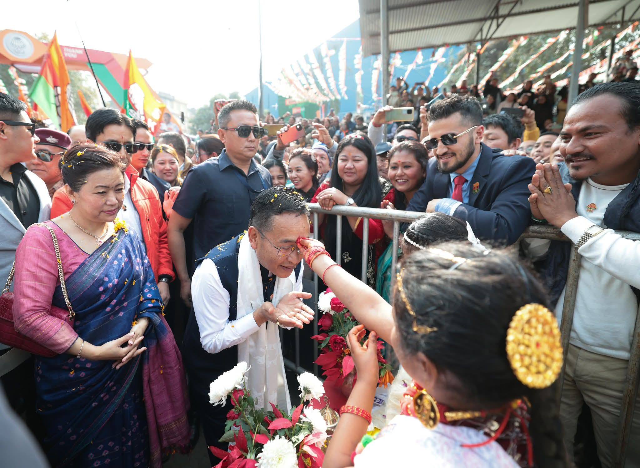 SKM Marks 14 Years of People’s Revolution, CM Golay Unveils 2029 Campaign