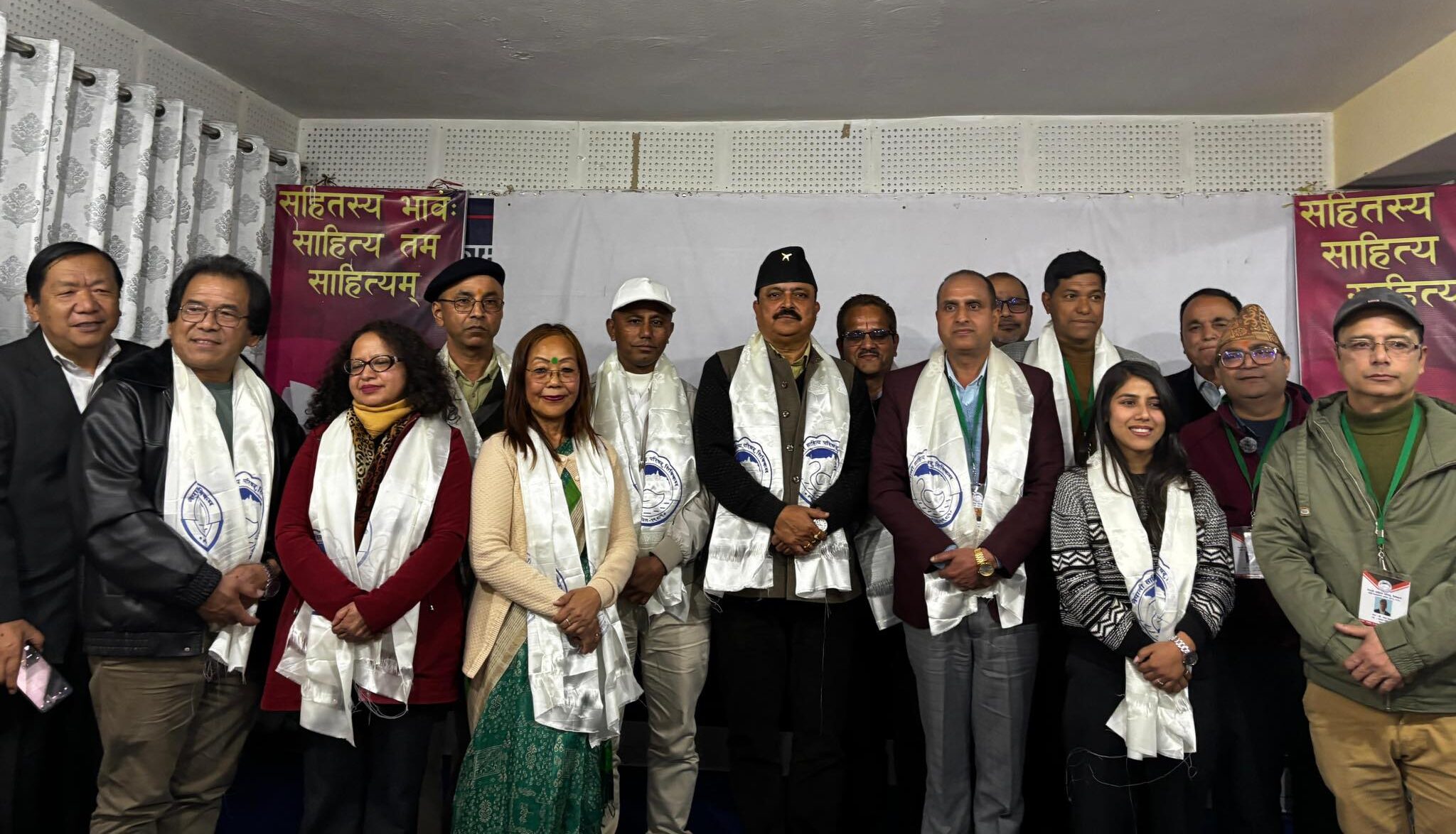 Dhungel Re-Elected to Lead NSP; CM Applauds Vision for Youth, Translation and Folk Heritage