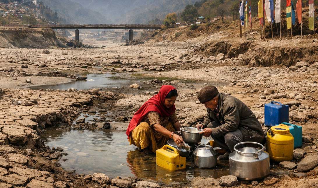 Sikkim Grapples With Acute Rainfall Shortfall as All Districts Report Major Deficit
