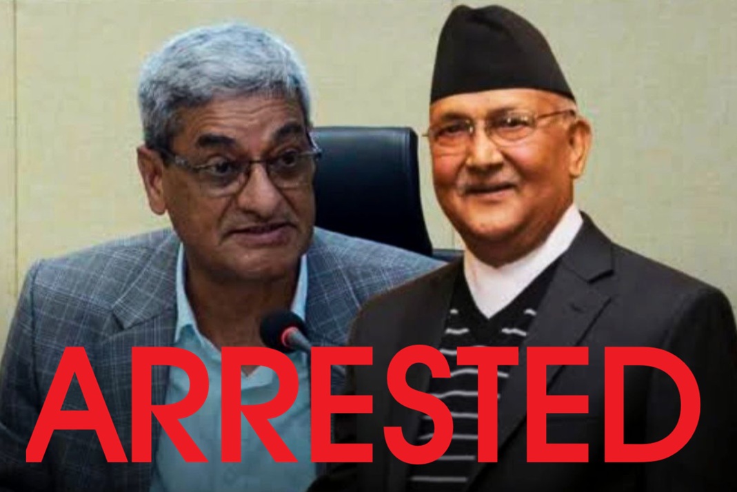 Ex-PM Oli and Former Home Minister Lekhak Arrested Over Protest Crackdown