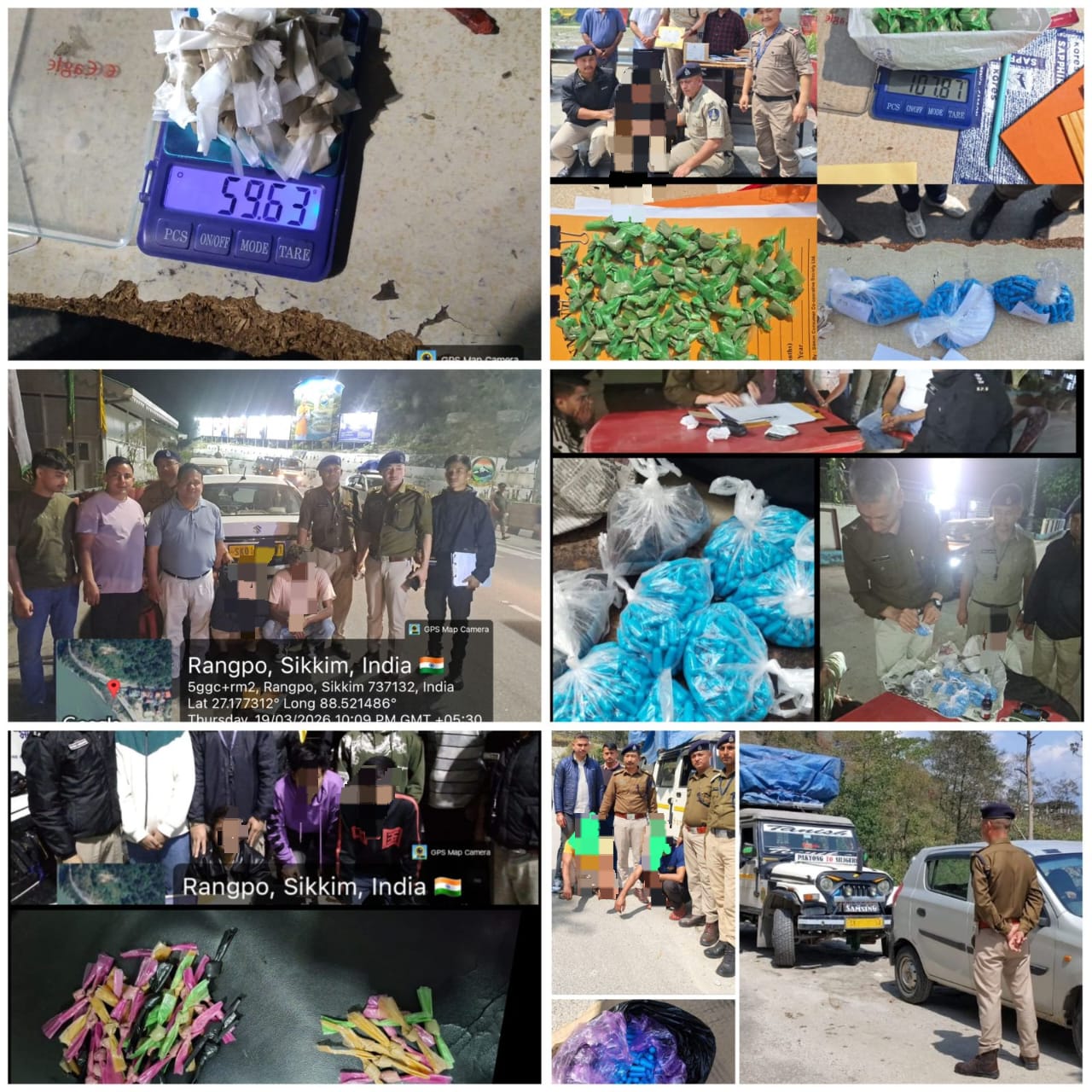 Crackdown on Drugs Intensifies in Pakyong: 5 Cases Registered in One Week