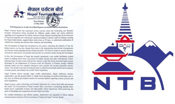 NTB Requests to Avoid Unverified Reports on Indian Tourist Restrictions NTB Requests to Avoid Unverified Reports on Indian Tourist Restrictions