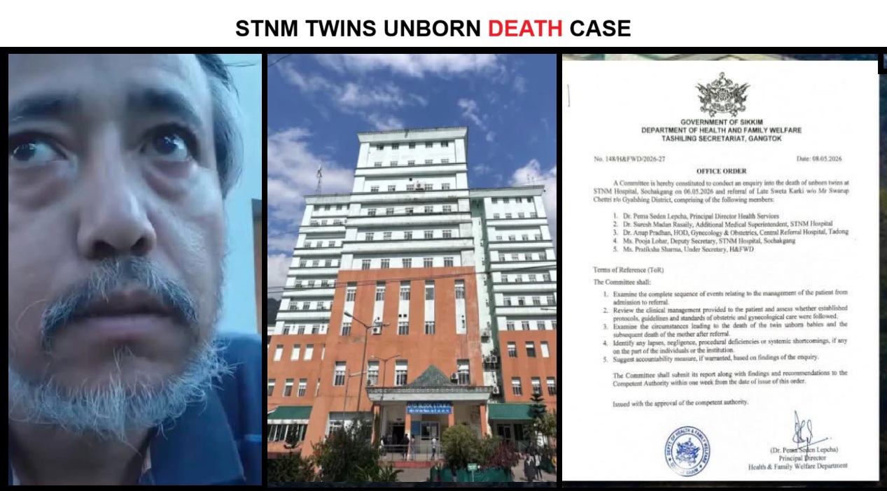 Sikkim Govt Orders Probe Into Death Of Mother and Unborn Twins at STNM Hospital